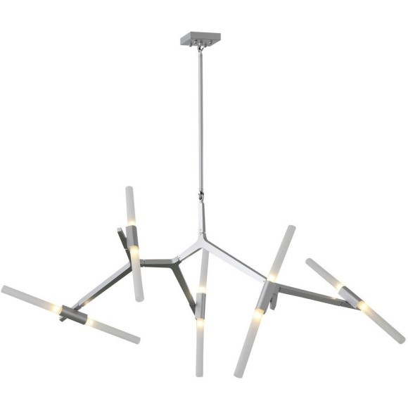 SL947.102.10 Люстра потолочная ST-Luce Серебристый/Белый G9 10*5W LACONICITA SL947.102.10 Люстра потолочная ST-Luce Серебристый/Белый G9 10*5W LACONICITA