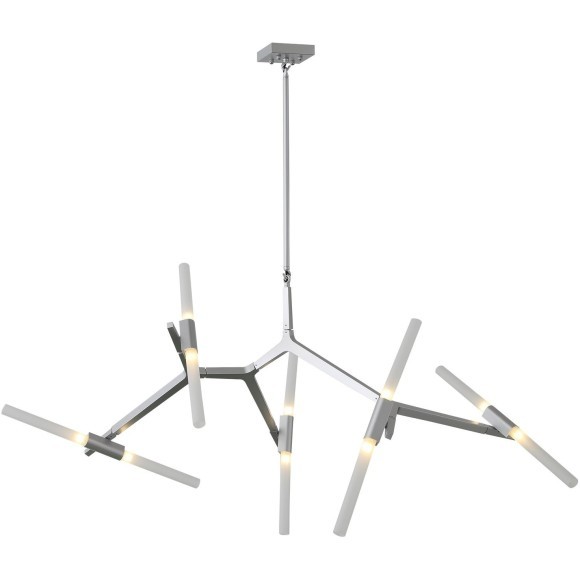 SL947.102.10 Люстра потолочная ST-Luce Серебристый/Белый G9 10*5W LACONICITA SL947.102.10 Люстра потолочная ST-Luce Серебристый/Белый G9 10*5W LACONICITA