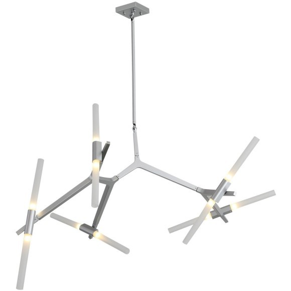 SL947.102.10 Люстра потолочная ST-Luce Серебристый/Белый G9 10*5W LACONICITA SL947.102.10 Люстра потолочная ST-Luce Серебристый/Белый G9 10*5W LACONICITA