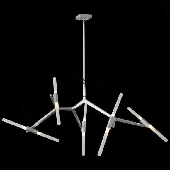 SL947.102.10 Люстра потолочная ST-Luce Серебристый/Белый G9 10*5W LACONICITA SL947.102.10 Люстра потолочная ST-Luce Серебристый/Белый G9 10*5W LACONICITA