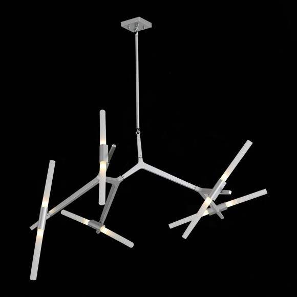 SL947.102.10 Люстра потолочная ST-Luce Серебристый/Белый G9 10*5W LACONICITA SL947.102.10 Люстра потолочная ST-Luce Серебристый/Белый G9 10*5W LACONICITA