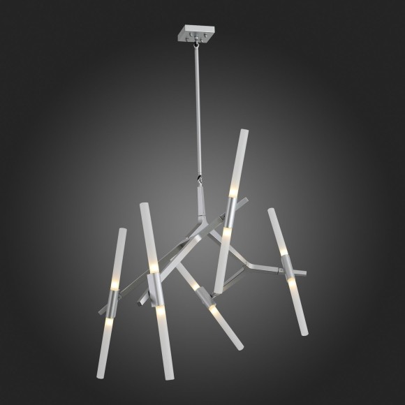 SL947.102.10 Люстра потолочная ST-Luce Серебристый/Белый G9 10*5W LACONICITA SL947.102.10 Люстра потолочная ST-Luce Серебристый/Белый G9 10*5W LACONICITA