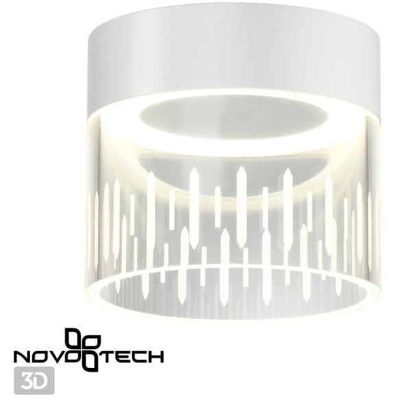 Накладной потолочный светильник Novotech 359001 Aura светодиодный LED 10W
