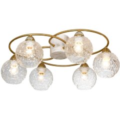 Люстра потолочная Lussole LSP-8418 Cullman IP21 под лампы 6xE27 240W Люстра потолочная Lussole LSP-8418 Cullman IP21 под лампы 6xE27 240W