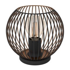 901872 Настольная лампа ALMANZORA, 1X60W(E27), сталь, черный, медный 901872 Настольная лампа ALMANZORA, 1X60W(E27), сталь, черный, медный