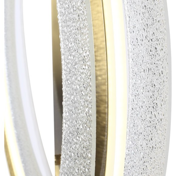 SL6245.212.01 Светильник потолочный ST-Luce золотистый/Прозрачный LED 1*40W 4000K FAGY