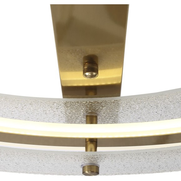 SL6245.212.01 Светильник потолочный ST-Luce золотистый/Прозрачный LED 1*40W 4000K FAGY