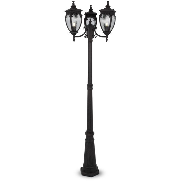 Уличный наземный светильник Maytoni O414FL-03BZ Fleur IP44 под лампы 3xE27 60W