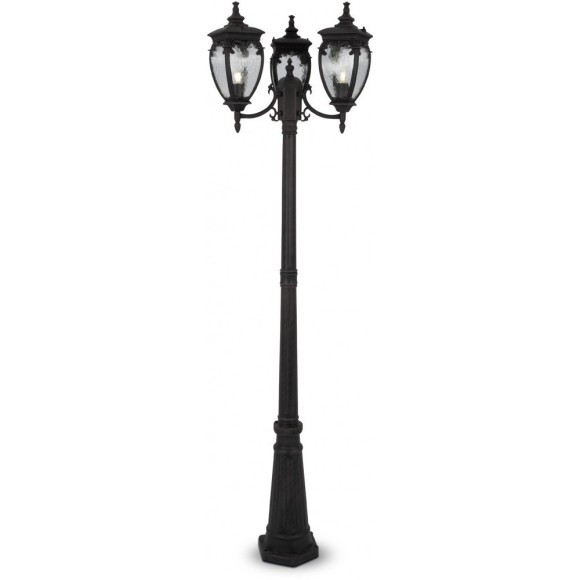 Уличный наземный светильник Maytoni O414FL-03BZ Fleur IP44 под лампы 3xE27 60W