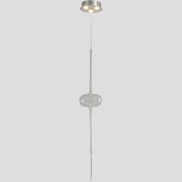 Светильник подвесной Crystal Lux GLASS SP3W LED CHROME 3850/203