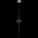 Светильник подвесной Crystal Lux GLASS SP3W LED CHROME 3850/203