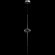 Светильник подвесной Crystal Lux GLASS SP3W LED CHROME 3850/203