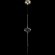 Светильник подвесной Crystal Lux GLASS SP3W LED CHROME 3850/203