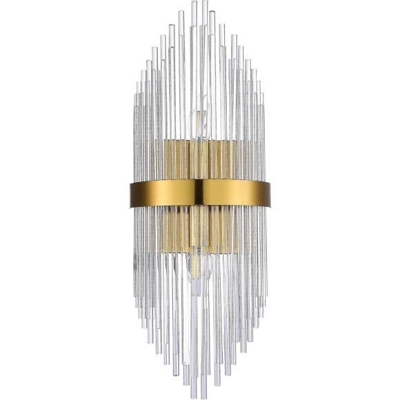 SL1178.201.02 Бра ST-Luce Золотистый/Золотистый, Прозрачный E14 2*40W AREZZO