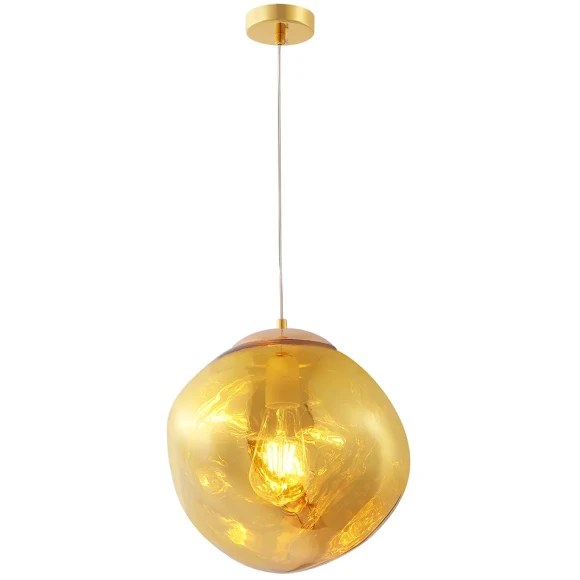 Светильник подвесной Crystal Lux MALAGA SP1 D280 GOLD