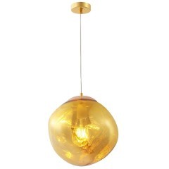 Светильник подвесной Crystal Lux MALAGA SP1 D280 GOLD Светильник подвесной Crystal Lux MALAGA SP1 D280 GOLD