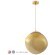 Светильник подвесной Crystal Lux MALAGA SP1 D280 GOLD