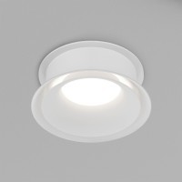 DK2403-WH Встраиваемый светильник влагозащ., IP 44, 15 Вт, GU10, белый, алюминий