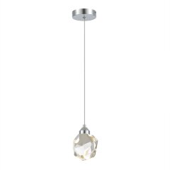 SL6114.103.01 Подвес ST-Luce Хром/Прозрачный LED 1*3W 3000K CASCATO SL6114.103.01 Подвес ST-Luce Хром/Прозрачный LED 1*3W 3000K CASCATO