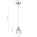 SL6114.103.01 Подвес ST-Luce Хром/Прозрачный LED 1*3W 3000K CASCATO