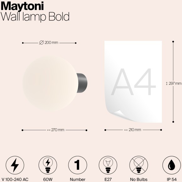 Настенный светильник (бра) Outdoor O598WL-01B1 Настенный светильник (бра) Outdoor O598WL-01B1