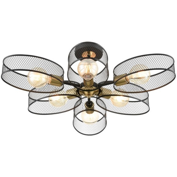  Потолочный светильник Е27 6*60W 220V VIVANA Lumion 8153/6C 