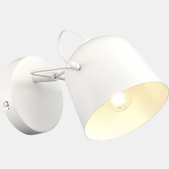 SLE1805-501-01 Светильник настенный Белый/Белый E27 1*40W BLANK