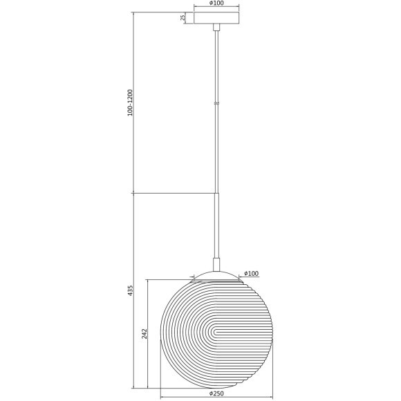 Подвесной светильник Maytoni P031PL-01CH Подвесной светильник Maytoni P031PL-01CH