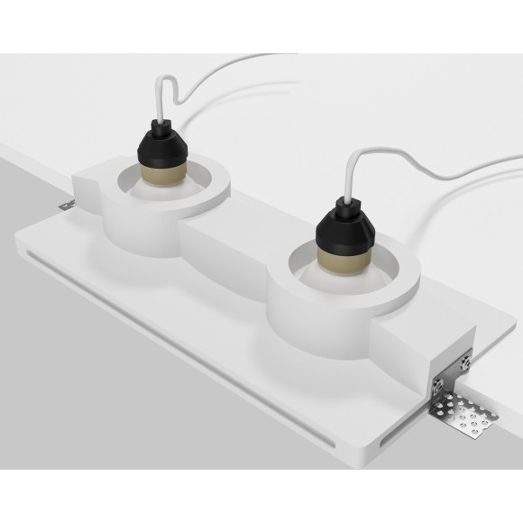 Встраиваемый светильник Gyps Modern DL124-GU10-02-TRS-W
