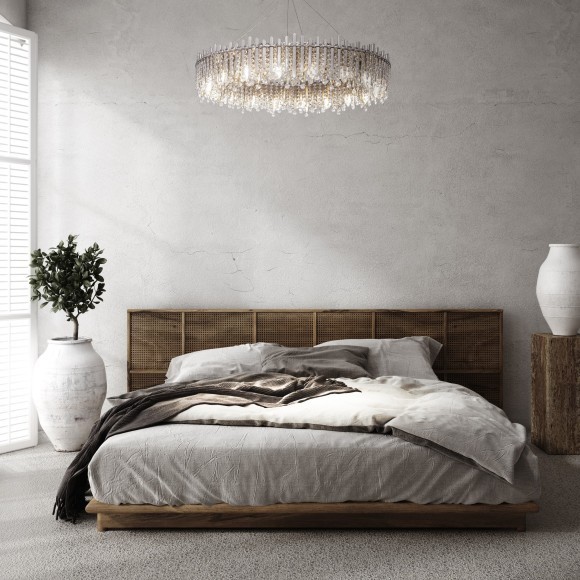 Подвесная люстра хрустальная Rocio MOD036PL-18N