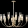 Люстра Crystal Lux SECRET SP10 GOLD, комплектный центральный шток 150+300+450 мм
