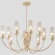 Люстра Crystal Lux SECRET SP10 GOLD, комплектный центральный шток 150+300+450 мм