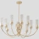 Люстра Crystal Lux SECRET SP10 GOLD, комплектный центральный шток 150+300+450 мм