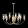 Люстра Crystal Lux SECRET SP10 GOLD, комплектный центральный шток 150+300+450 мм