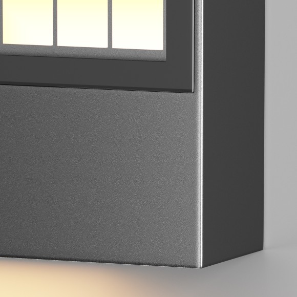 Уличный настенный светильник с номером дома Maytoni Anri IP54 LED Ra80 350Lm 10W 220V O475WL-L10GF3K Уличный настенный светильник с номером дома Maytoni Anri IP54 LED Ra80 350Lm 10W 220V O475WL-L10GF3K