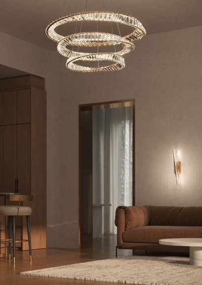 Подвесная люстра Divinare MILLIE 1136/17 SP-140