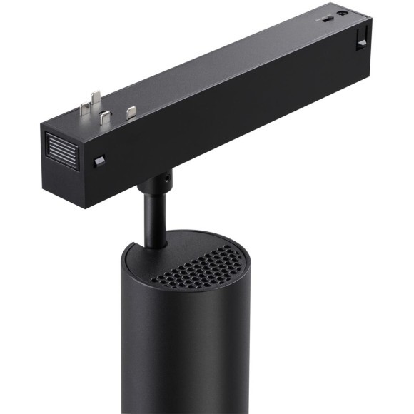 359962 Черный трековый SMART спот с изм. углом рассеивания света 15-55° (упр. пульт ДУ/Tuya Smart Life/Алиса) 3000-6000К 220В 15Вт 830Лм CRI90 Novotech VECTOR