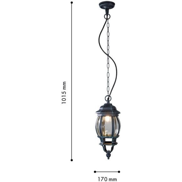 Уличный светильник подвесной Paris 1806-1P