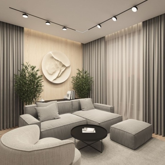 DK8070-BK Трековый магнитный светодиодный SMART (TUYA, Алиса, Wi-Fi, пам. настроек) светильник Denkirs SMART 220V CRI90+ 3000-6000К 1350Лм 120° 16Вт