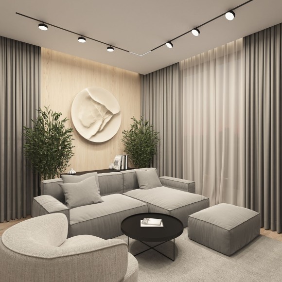 DK8070-BK Трековый магнитный светодиодный SMART (TUYA, Алиса, Wi-Fi, пам. настроек) светильник Denkirs SMART 220V CRI90+ 3000-6000К 1350Лм 120° 16Вт