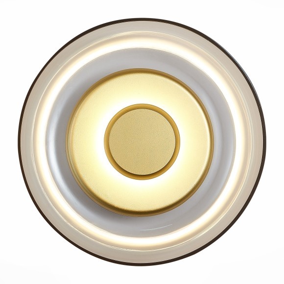 SL6002.201.01 Светильник настенный ST-Luce Золотистый/Янтарный LED 1*7W 4000K LAZIO