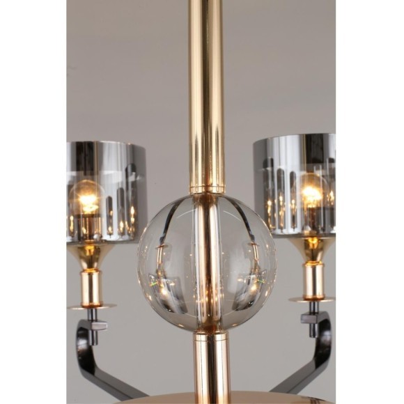 Люстра подвесная Omnilux OML-68703-08 Ausonia под лампы 8xE27 40W