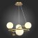 SLE2210-203-04 Светильник подвесной Золотой/Белый G9 4*5W ARTU