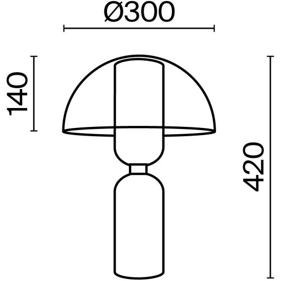 Настольный светильник Maytoni MOD177TL-01B