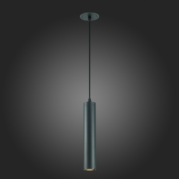 ST151.408.01 Встраиваемый подвесной светильник Черный GU10 1*50W  IP20 D54xH290 220V Без ламп Подвесные светильники