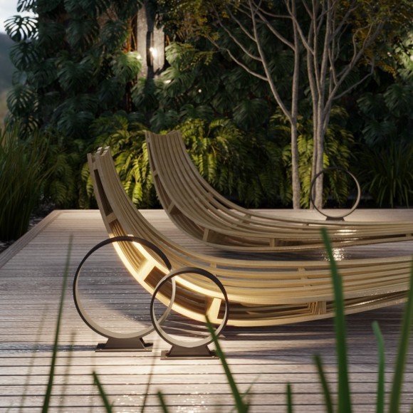 Напольный светильник IP65 Novotech UVO 6615/5FL