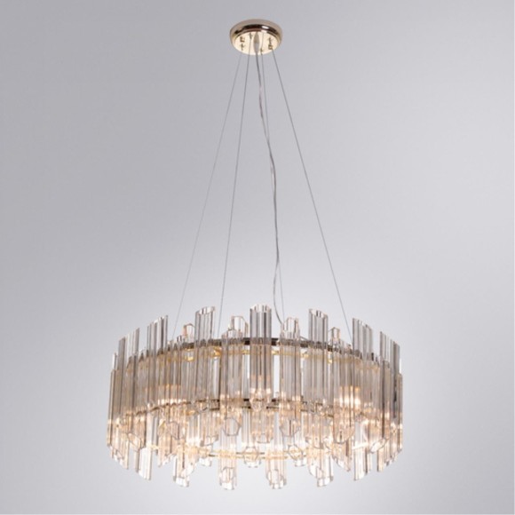 Подвесная люстра хрустальная Jastin A2848SP-8GO Подвесная люстра хрустальная Jastin A2848SP-8GO