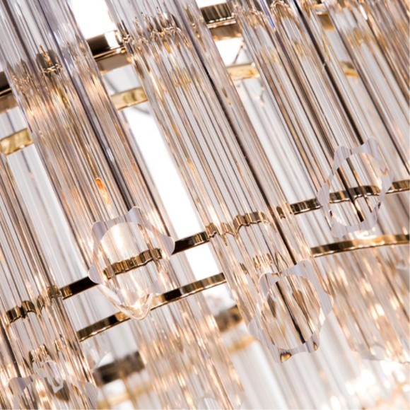 Подвесная люстра хрустальная Jastin A2848SP-8GO Подвесная люстра хрустальная Jastin A2848SP-8GO