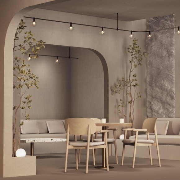 Светильник на гибкий шинопровод Maytoni Flexity TR205-1-3W3K-B 3000K 233лм 3Вт Светильник на гибкий шинопровод Maytoni Flexity TR205-1-3W3K-B 3000K 233лм 3Вт