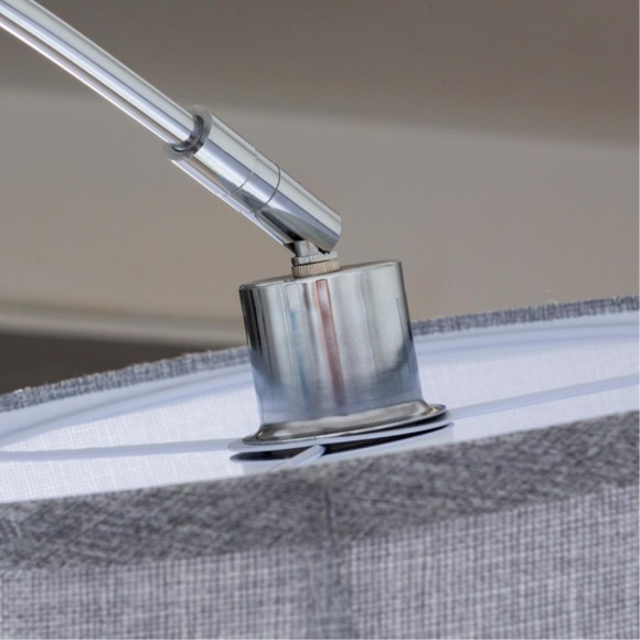 Торшер с абажуром Arte Lamp A4060PN-1CC PAOLO под лампу 1xE27 60W